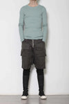 DrkshdwによるRick Owens(梭织Tシャツ)DU17S5264RN12海洋ユニ